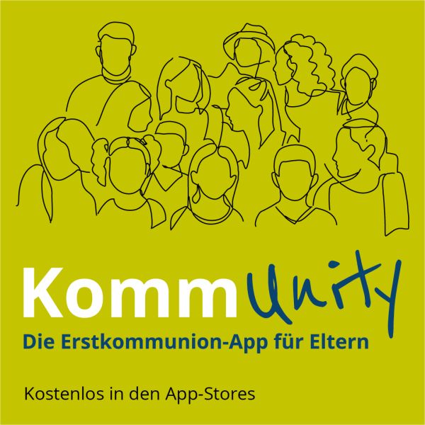 Banner grün, quadratisch